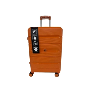 SET x2 VALIJAS 20" Y 24" + BEAUTY PIERRE CARDIN NARANJA