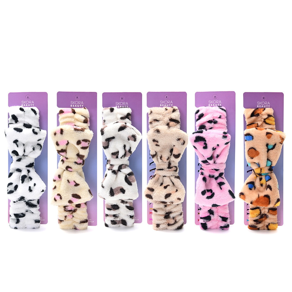 VINCHA MAQUILLAJE SKINCARE ANIMAL PRINT SKORA
