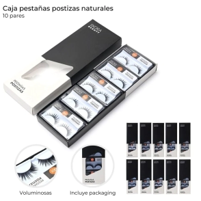 CAJA PESTAÑAS POSTIZAS NATURALES SKORA