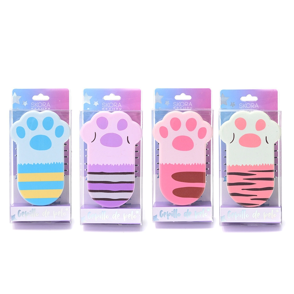 CEPILLO DESENREDANTE GATITO SKORA