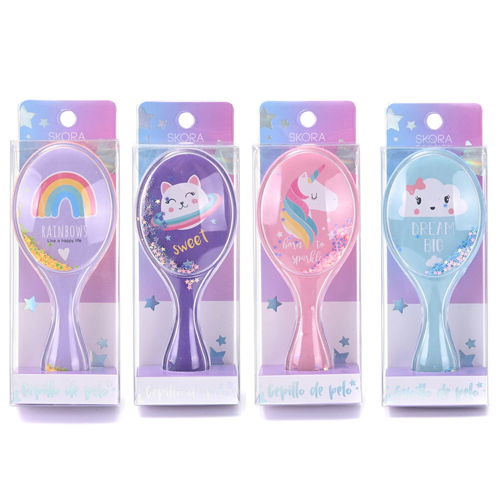 CEPILLO NEUMATICO OVALADO GLITTER SKORA