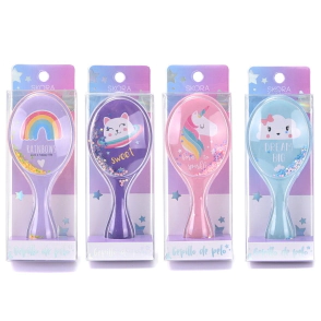 CEPILLO NEUMATICO OVALADO GLITTER SKORA