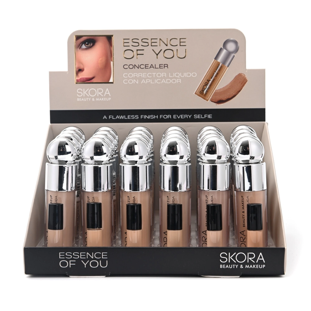 MAQUILLAJE FLUIDO CON APLICADOR DELUXE SKORA