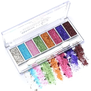 SOMBRA DE OJOS GLITTER 8 TONOS SKORA