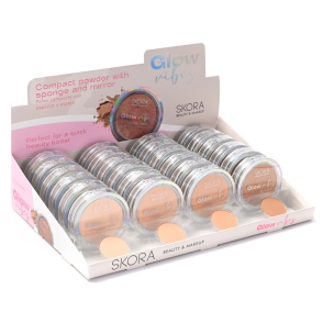 POLVO COMPACTO CON ESPEJO SKORA