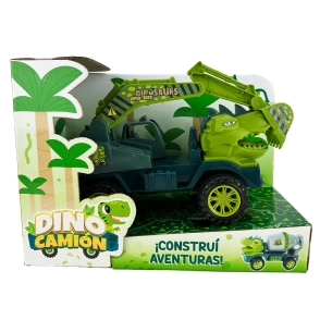 CAMION DINOSAURIO CONSTRUCCION 16x15x12 CM