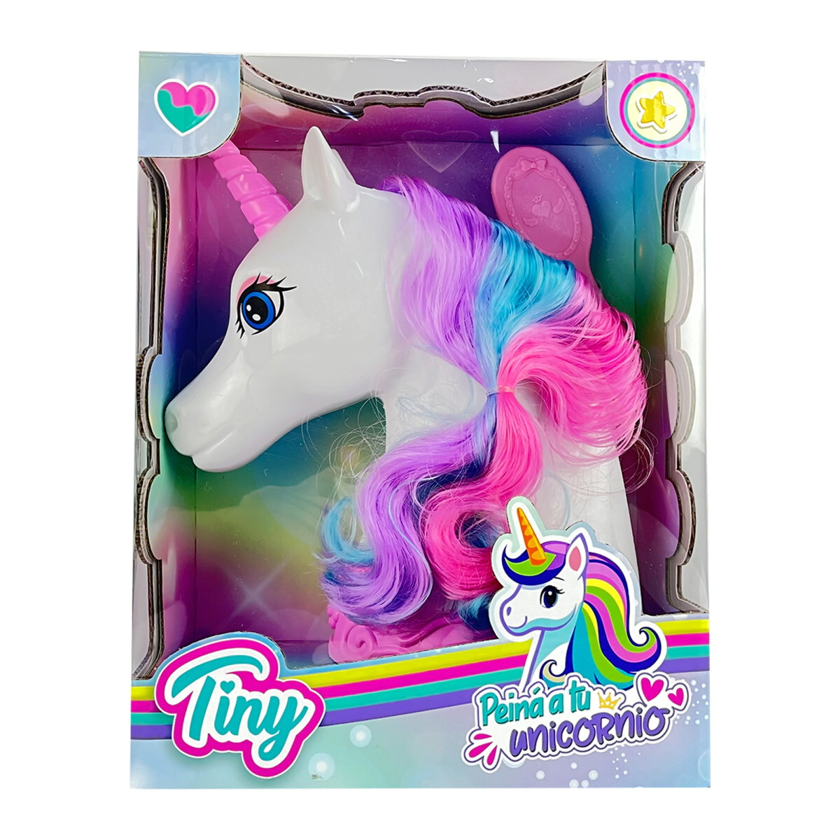 UNICORNIO PARA PEINAR TINY 27x21x11 CM