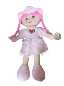 MUÑECA DE TELA 55CM