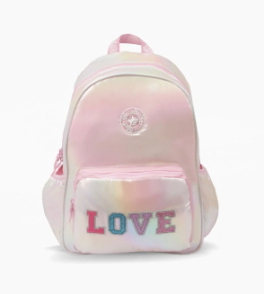 MOCHILA ESPALDA GRANDE LINEA LOVE FOOTY ROSA