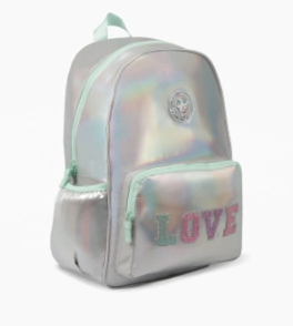 MOCHILA ESPALDA GRANDE LINEA LOVE FOOTY VERDE