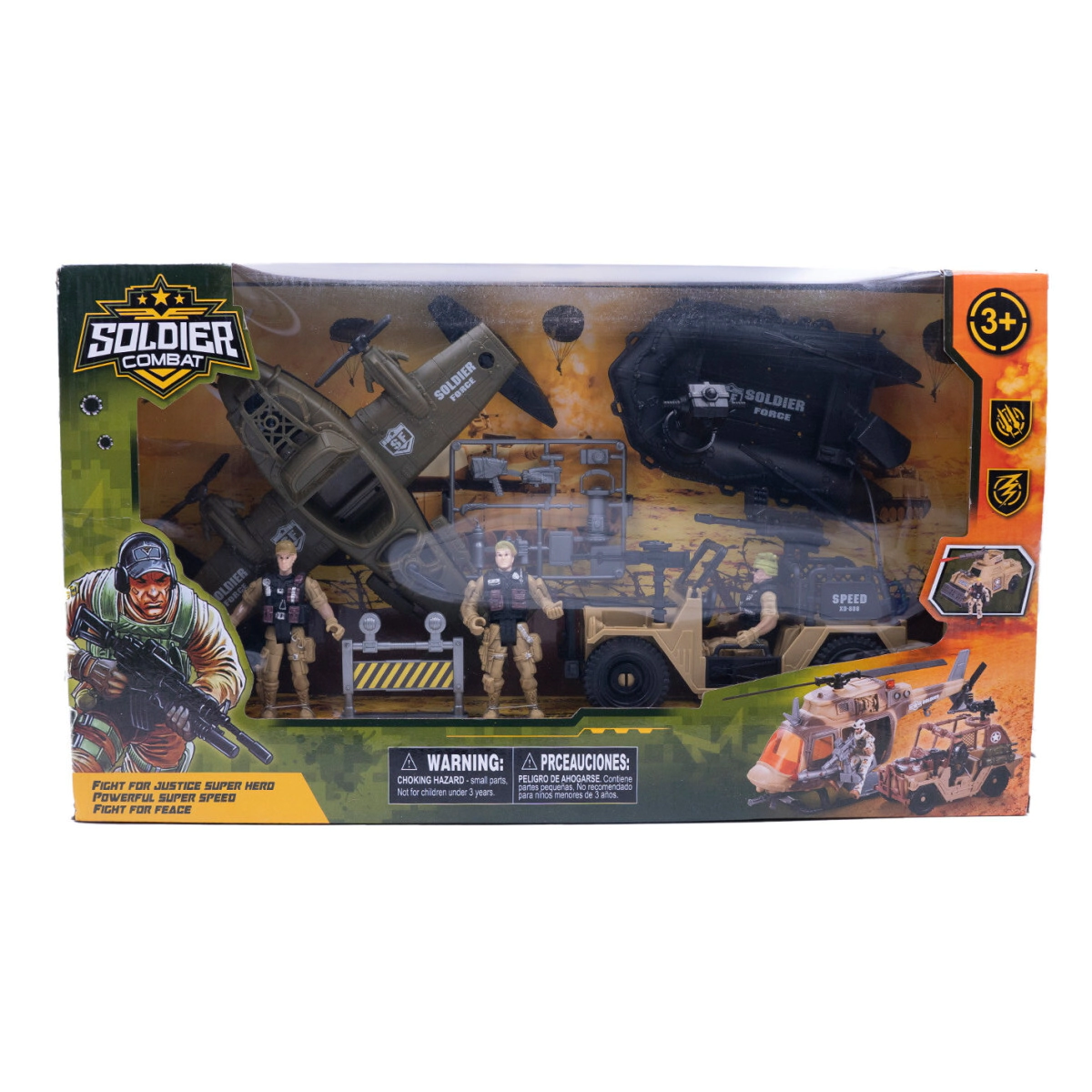 MEGA SET SUPER SOLDADOS 50x29x11 CM