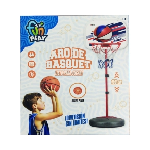 ARO DE BASQUET CON PIE HASTA 1,5 MTS 170x45x45 CM