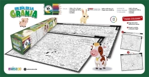 LAMINA x2 PARA COLOREAR 64,5 x 47,5 CM SURTIDO