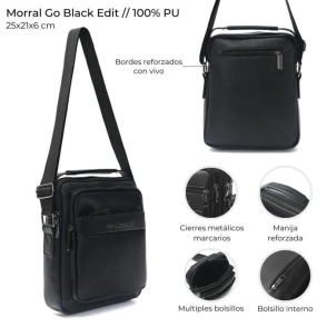 MORRAL GO BLACK EDIT WANDERLUST 25x21x6 CM