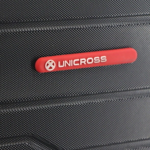 VALIJA CARRY ON ABS 20" NEGRO UNICROSS