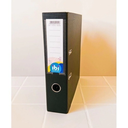 BIBLIORATO ARMADO A4 LOMO 3" NEGRO