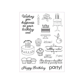 SELLO SILICONADO CRISTAL 6x8" PARTY IBICRAFT