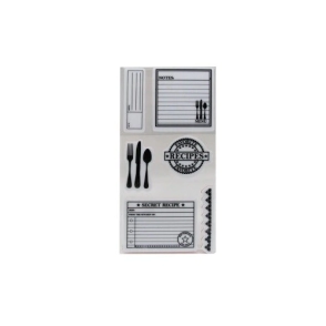 SELLO SILICONADO CRISTAL 4x8" RECETAS IBICRAFT