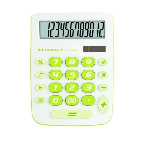 CALCULADORA PREMIUM DE ESCRITORIO SW2368 - 12 DIGITOS MOTEX