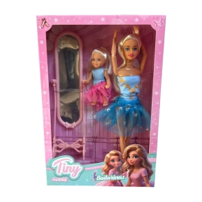 MUÑECA TINY BAILARINA DE BALLET 18x5,5x33 CM