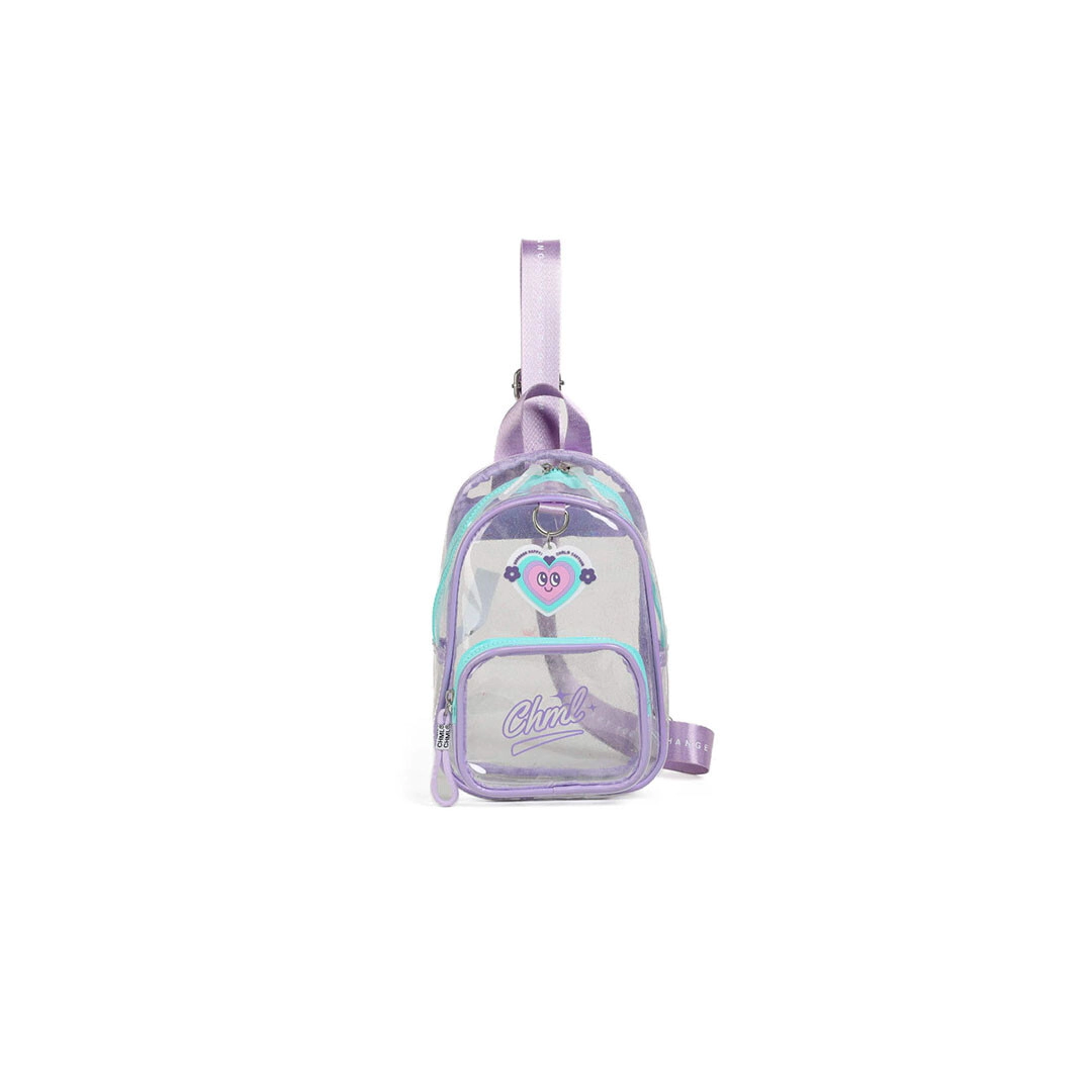 MINI MOCHILA DENIM CREW CHIMOLA TRANSPARENTE