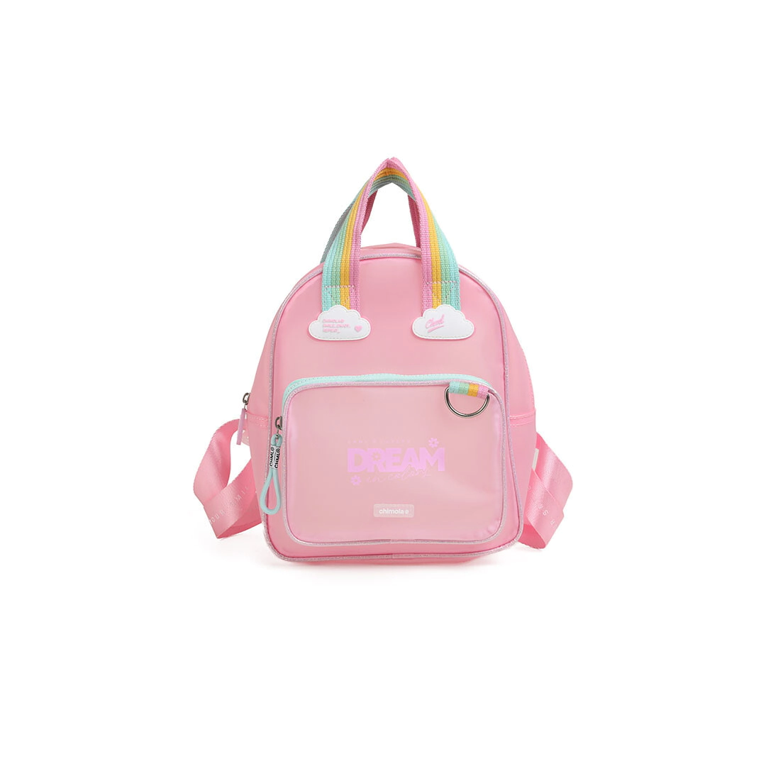 MOCHILA SOFT RAINBOW CHIMOLA PINK
