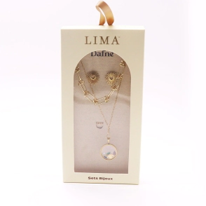 SET BIJOUX DAFNE ARO+COLLARES LIMA