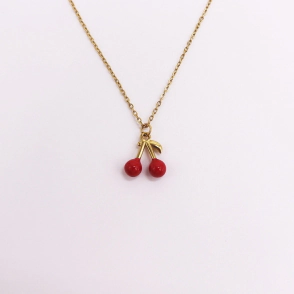 COLLAR CEREZAS LIMA