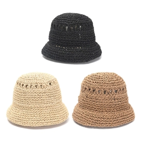 SOMBRERO CAPELINA TEJIDA MULTICOLOR SIMIL CROCHET SKORA