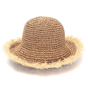 SOMBRERO CAPELINA TEJIDA MULTICOLOR SIMIL CROCHET SKORA