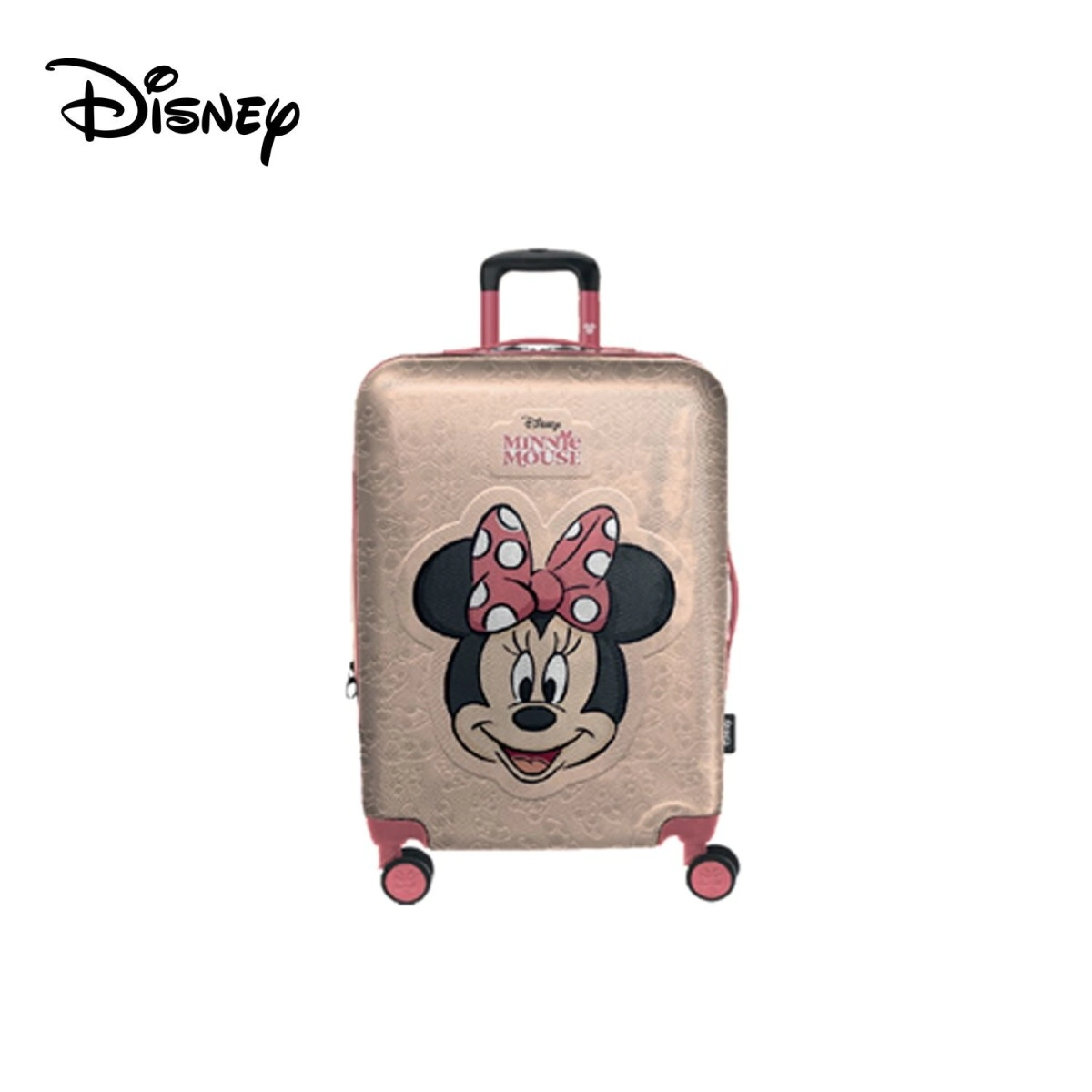 VALIJA CARRY ON 20" ABS+ UV DORADA MINNIE