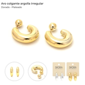 ARO COLGANTE ARGOLLA IRREGULAR SKORA