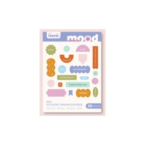 BLOCK STICKERS ORGANIZADORES WERO
