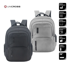 MOCHILA UNICROSS PORTANOTEBOOK 19" NEGRO