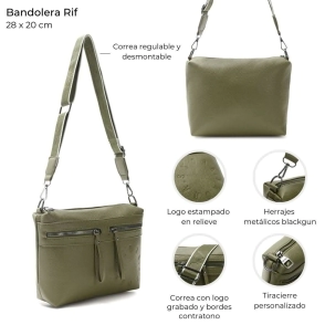 BANDOLERA RIF CORREA DE CINTA 28x20 SKORA