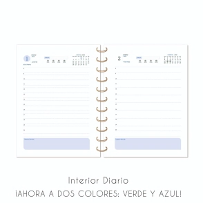 AGENDA N°8 DIARIA TAPA DURA ETERNITY CLASICA ESPIRAL NORPAC