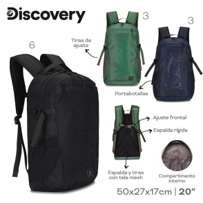 MOCHILA DISCOVERY VERDE