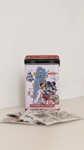 TIN STICKER MICKEY