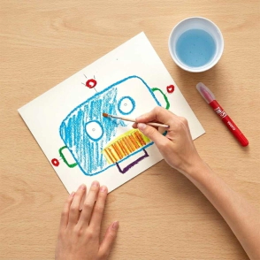 BOX WATERCOLOR GEL CRAYONS WERO
