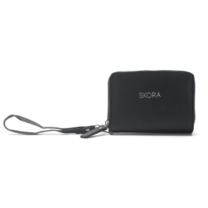 BILLETERA DOBLE CIERRE RIF 13x10 CM SKORA NEGRO
