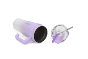 VASO TERMICO GRADIENT CON STICKERS 1200ML CHIMOLA LILA