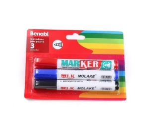 MARCADORES PARA PIZARRA X3 BENABI