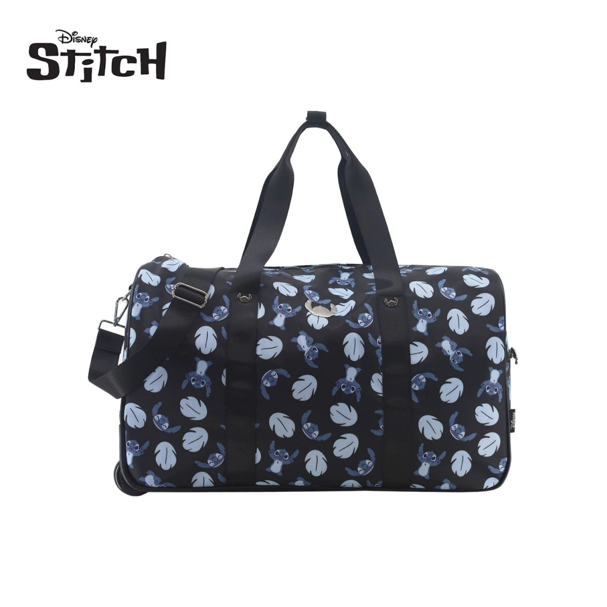 BOLSO CON CARRO DISNEY STITCH NEGRO