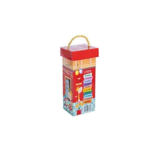 LOS BLOQUES DE LA JIRAFA ROJA - LIBROS APILABLES