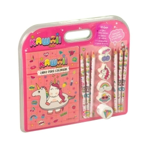 SET DIVIERTETE PINTANDO KAWAII CUTE