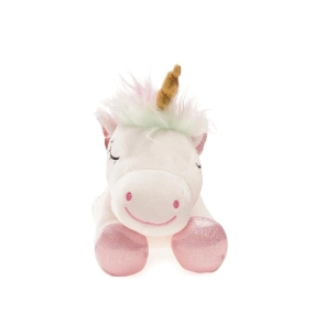 PELUCHE UNICORNIO ECHADO SPANDEX 37CM PHI PHI TOYS