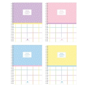 CUADERNO 16X21 RAYADO TAPA DURA GIOIA ROZINI