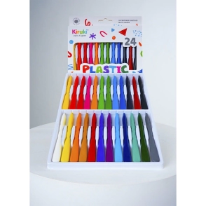 CRAYONES PLASTICOS X24 KIRUKI