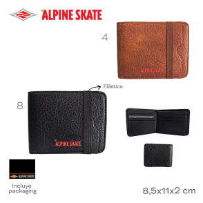BILLETERA ALPINE SKATE NEGRO