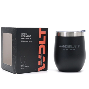 VASO TERMICO MATERO WANDERLUST CON TAPA